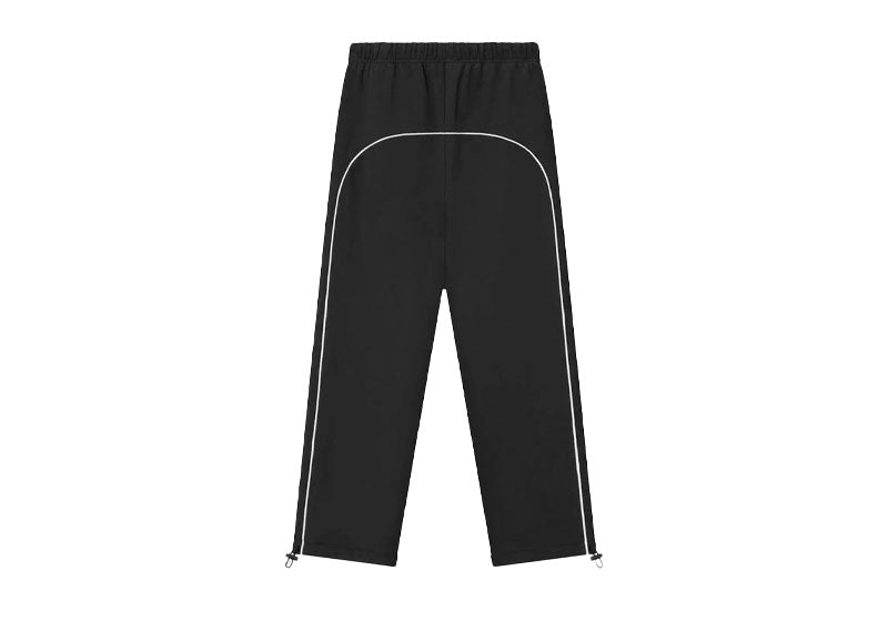 Fear of God Essentials Relaxed Fleece Piping Sweatpant Jet Black/Cloud White