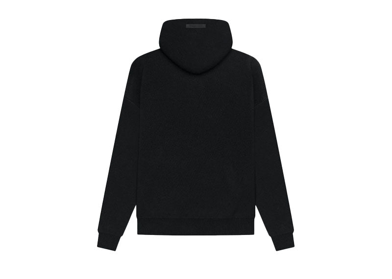 Fear of God Essentials Knit Pullover Hoodie Black