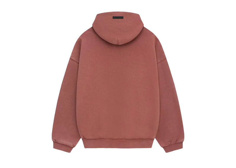 Fear of God Essentials Heavy Fleece Hoodie Crimson