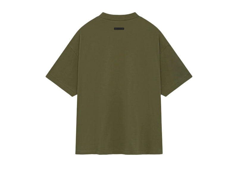Fear of God Essentials Jersey Crewneck T-Shirt Military