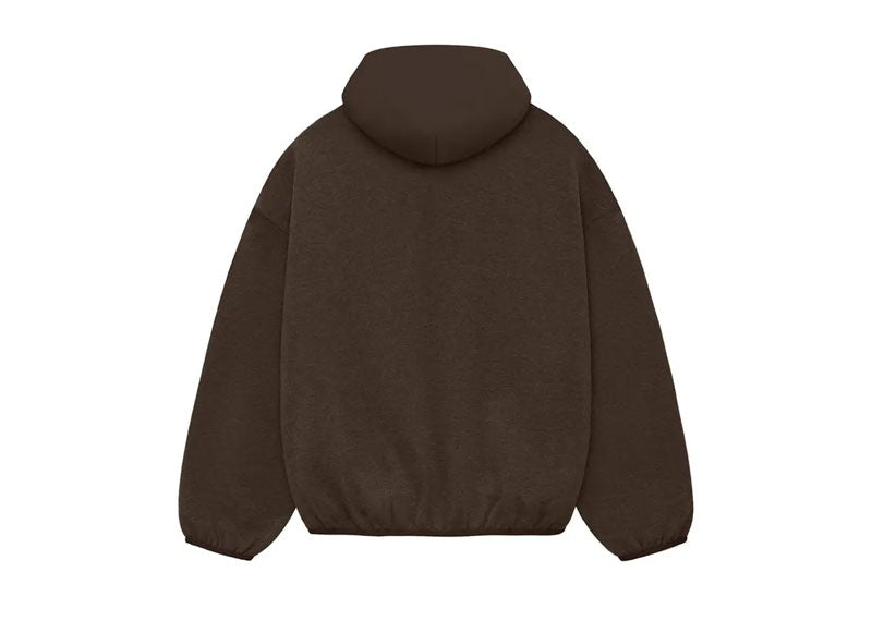 Fear of God Essentials Core Collection Nylon Fleece Hoodie Heather Wood/Wood