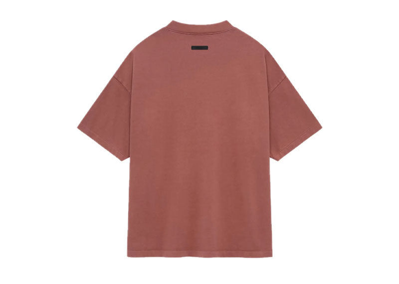 Fear of God Essentials Heavy Crewneck T-Shirt Crimson