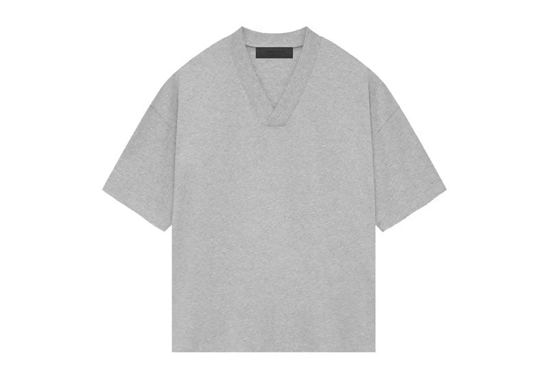 Fear of God Essentials V-Neck T-Shirt Light Heather Grey