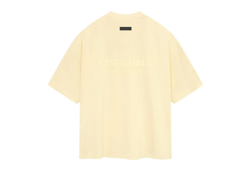 Fear of God Essentials V-Neck T-Shirt Garden Yellow