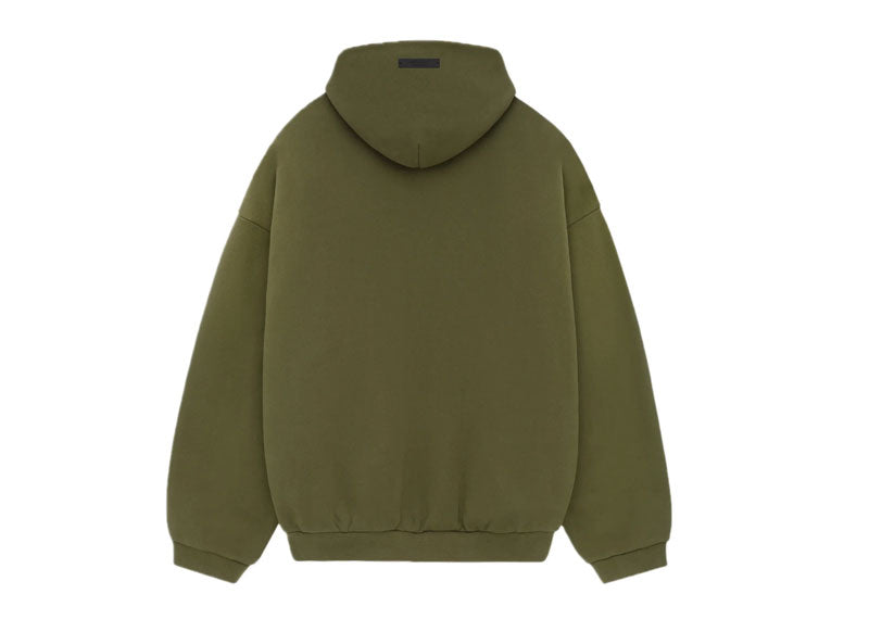Fear of God Essentials Fleece Hoodie Military