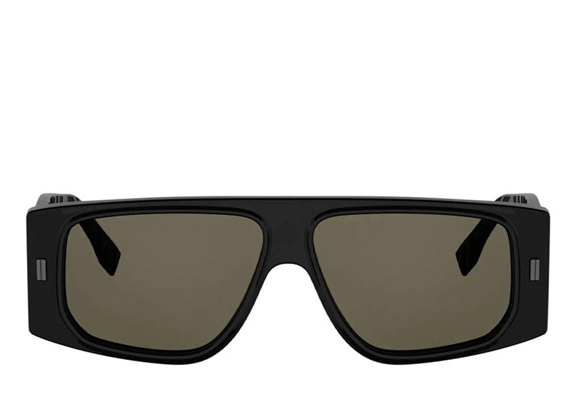 Fendi FF Squared Logo Sunglasses Black
