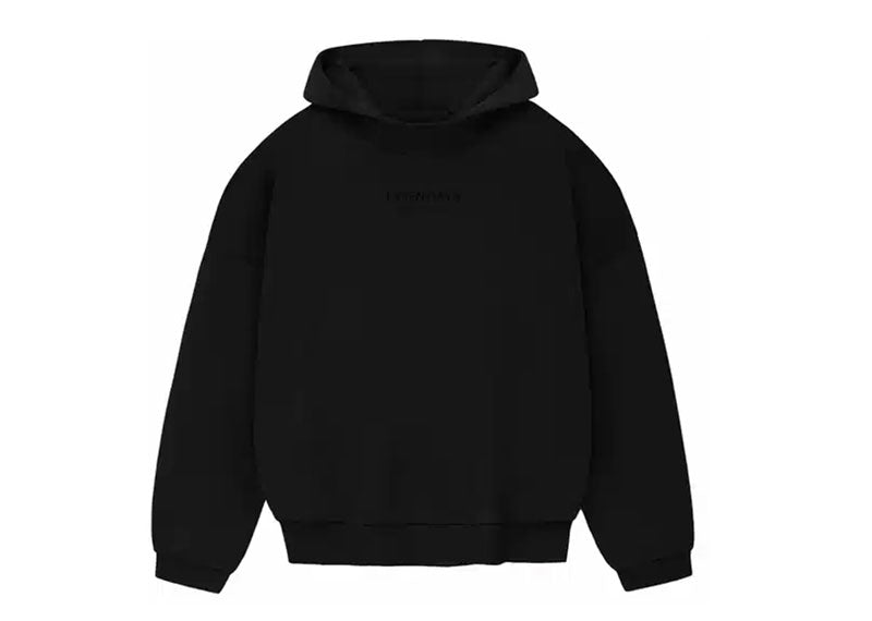 Fear of God Essentials Hoodie Jet Black SS23