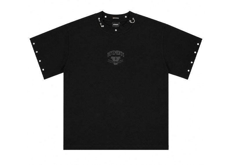 Vetements Piercing T-Shirt Black