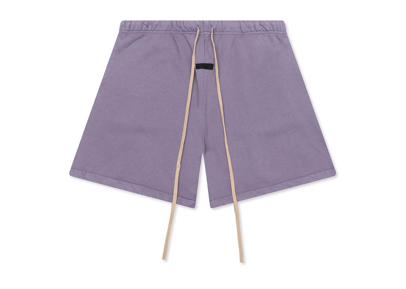 Fear of God Essentials Heavy Fleece Soccer Short Lavender