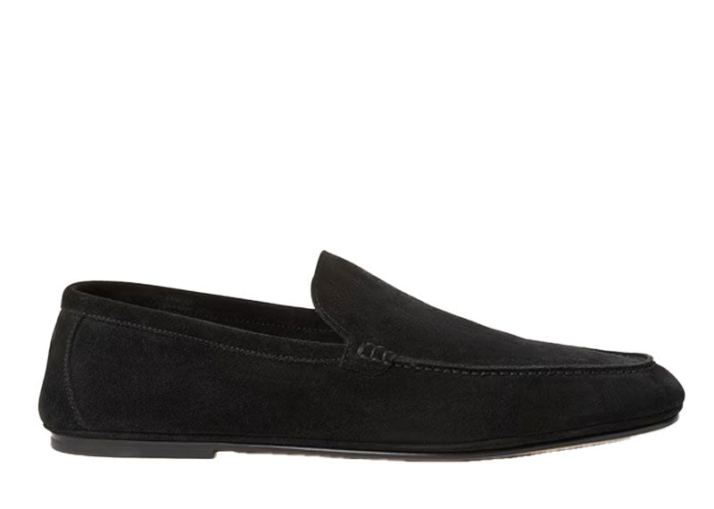 Loro Piana Summer Anton Loafer Suede Black