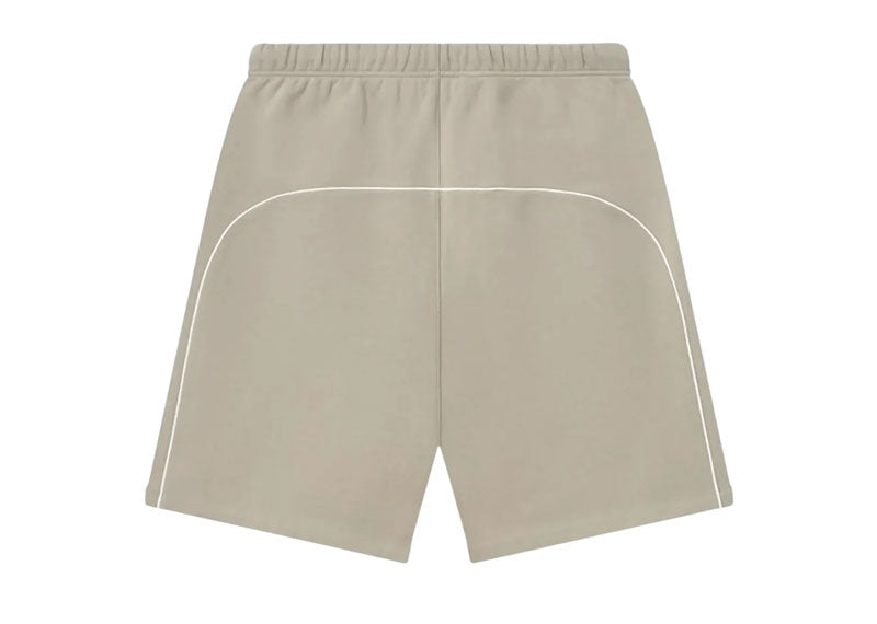 Fear of God Essentials Relaxed Fleece Piping Sweatshort Timber/Cloud White