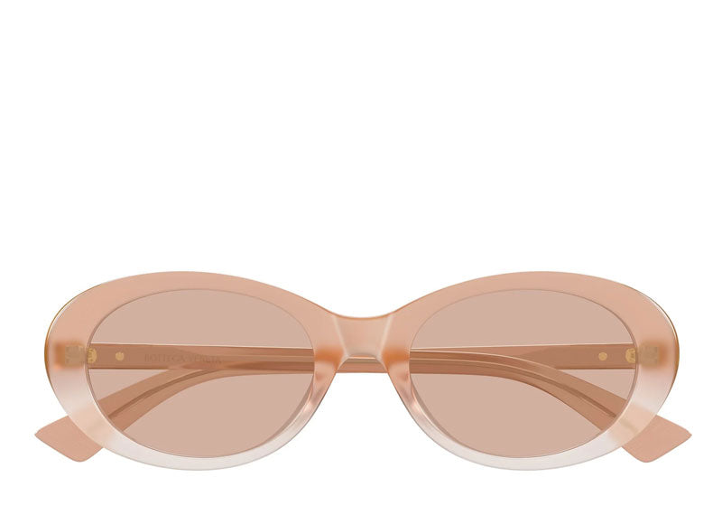 Bottega Veneta Classic Oval Sunglasses Pink