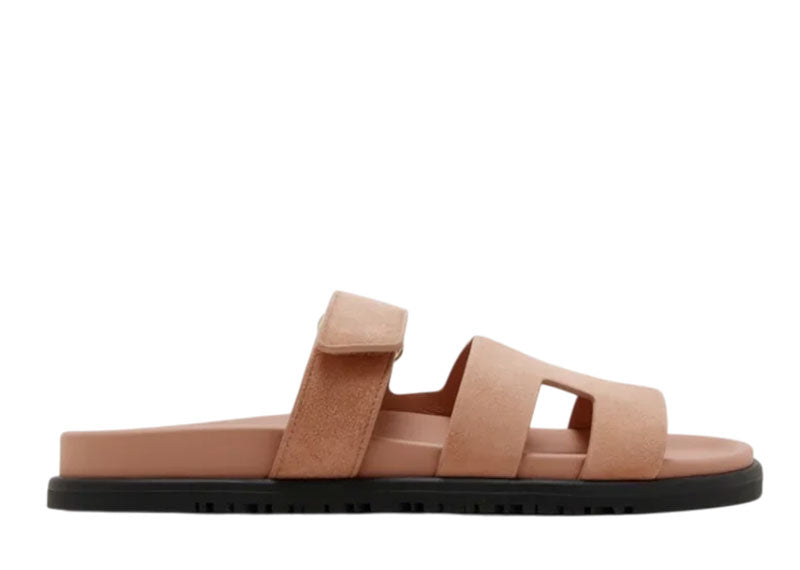 Hermes Chypre Sandal Suede Nude