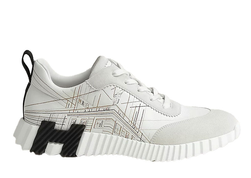 Hermes Bouncing Sneaker Blanc Bâtiment