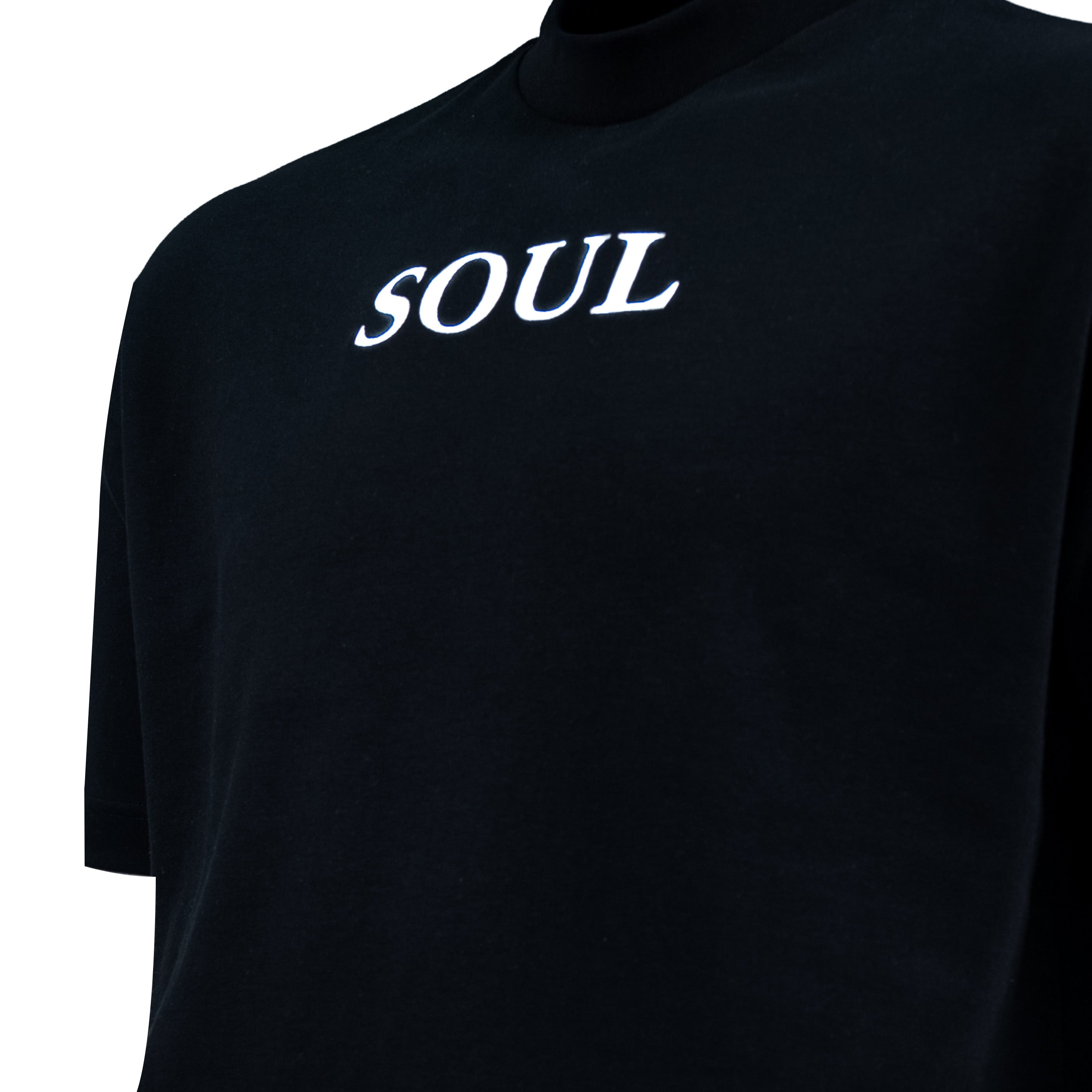 SOUL Heavy Interlock T-Shirt Black | Soul Gallery