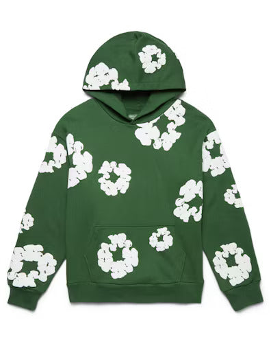 Denim Tears The Cotton Wreath Hooded Sweatshirt Green | Soul Gallery