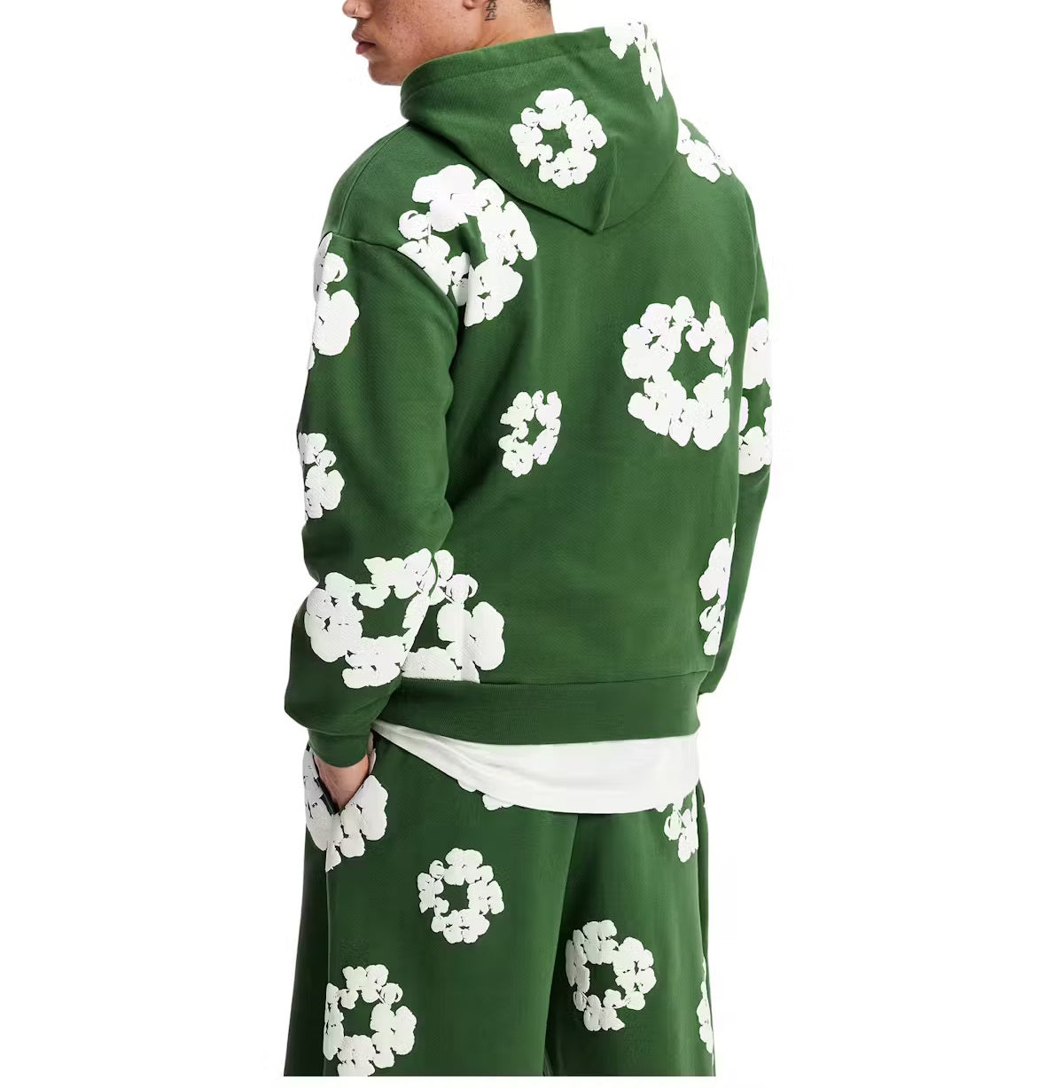 Denim Tears The Cotton Wreath Hooded Sweatshirt Green | Soul Gallery