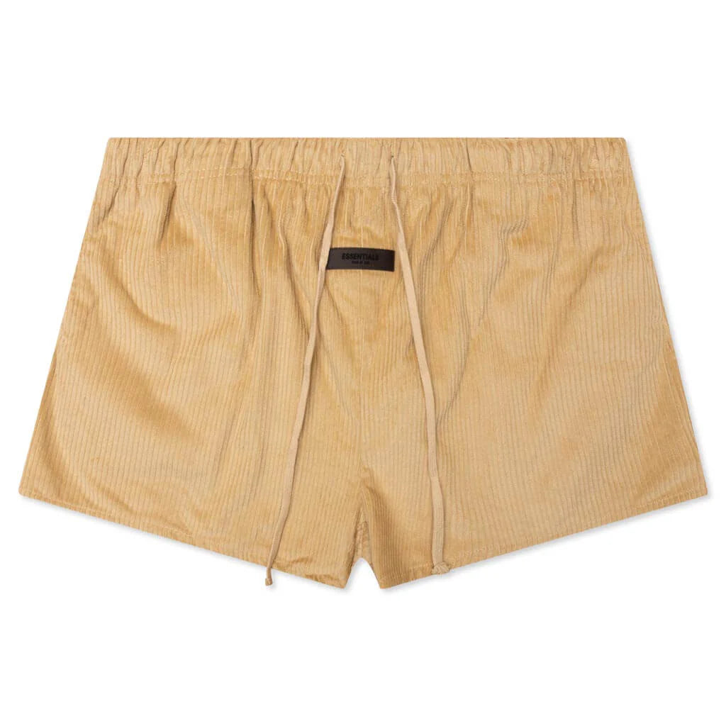 Fear of God Essentials Corduroy Dock Shorts Sand | Soul Gallery