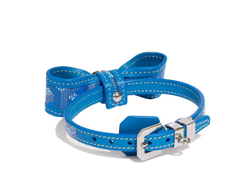 Goyard Oscar Dog Collar Blue