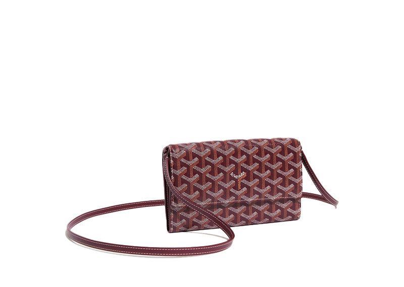 Goyard Varenne Continental Wallet Burgundy