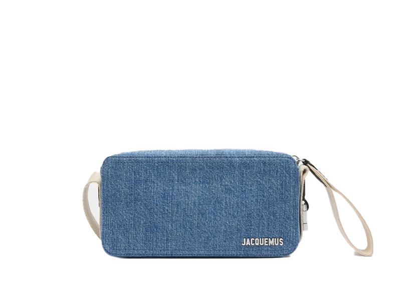 JACQUEMUS Le Raphia 'Le Cuerda Horizontal' Bag Denim | Soul Gallery