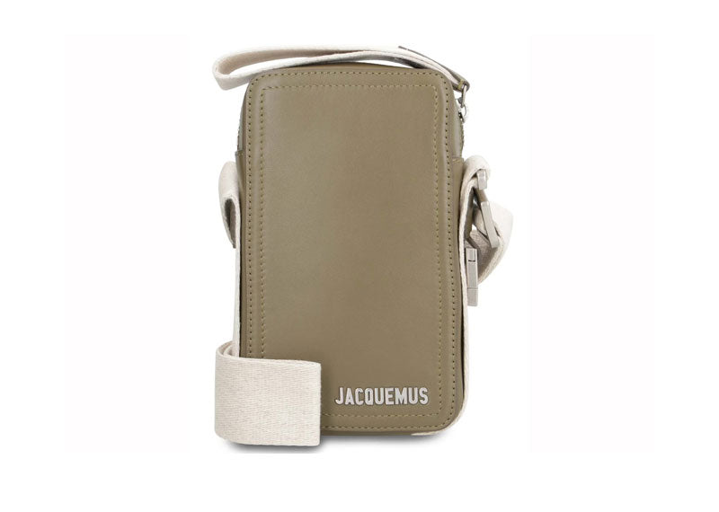 JACQUEMUS Le Raphia 'Le Cuerda Vertical' Bag Khaki Green