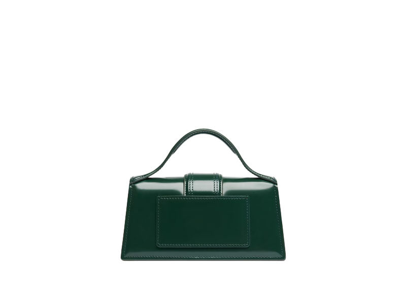 JACQUEMUS 'Le Bambino' Leather Mini Bag Dark Green