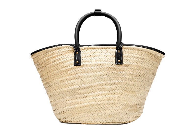 JACQUEMUS 'Le panier Soli' Tote Beige & Black