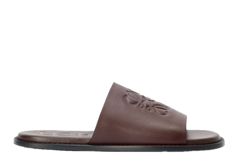 Loewe Flex Anagram Slide Oxblood