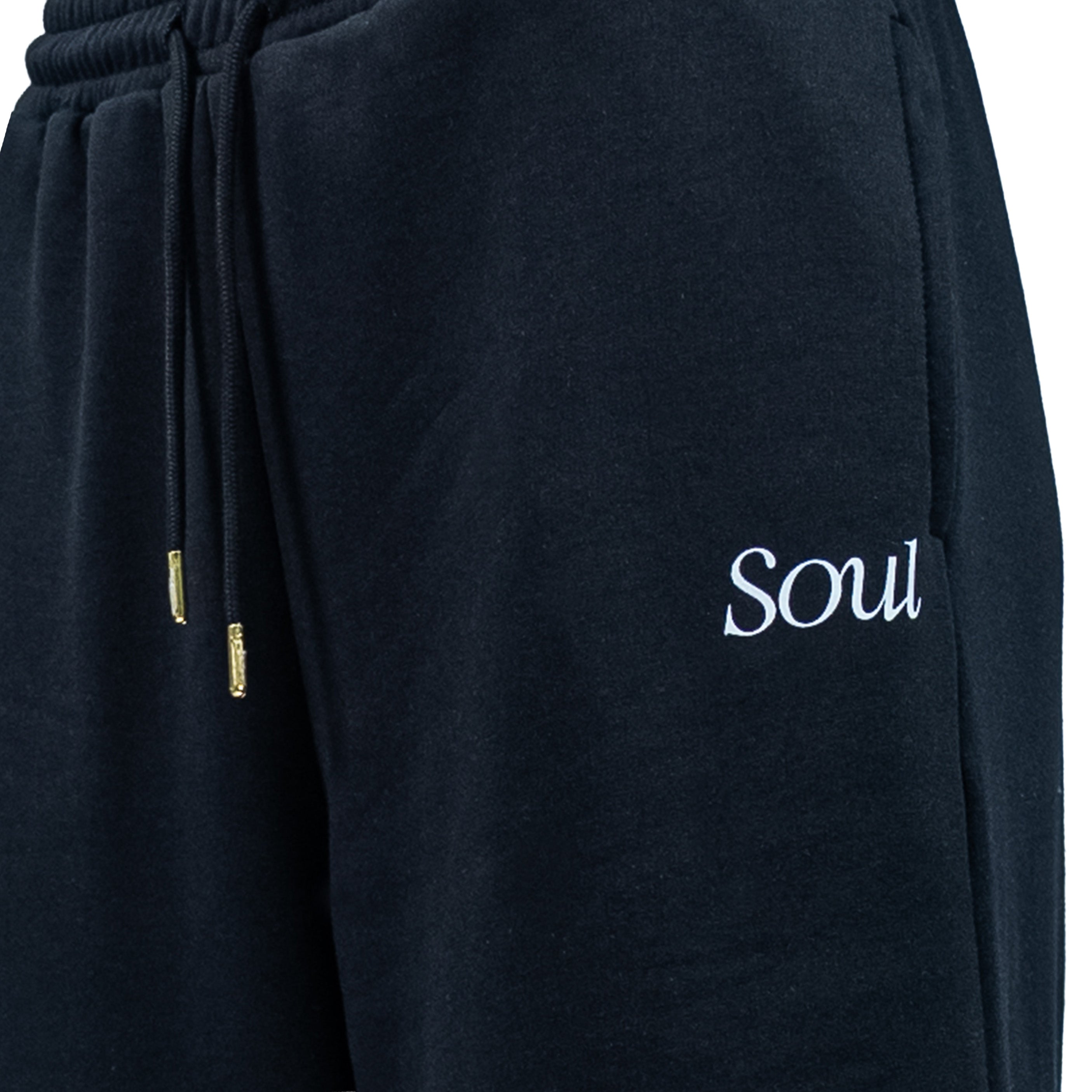 SOUL Premium Fleece Sweatpants Black (AW25) | Soul Gallery