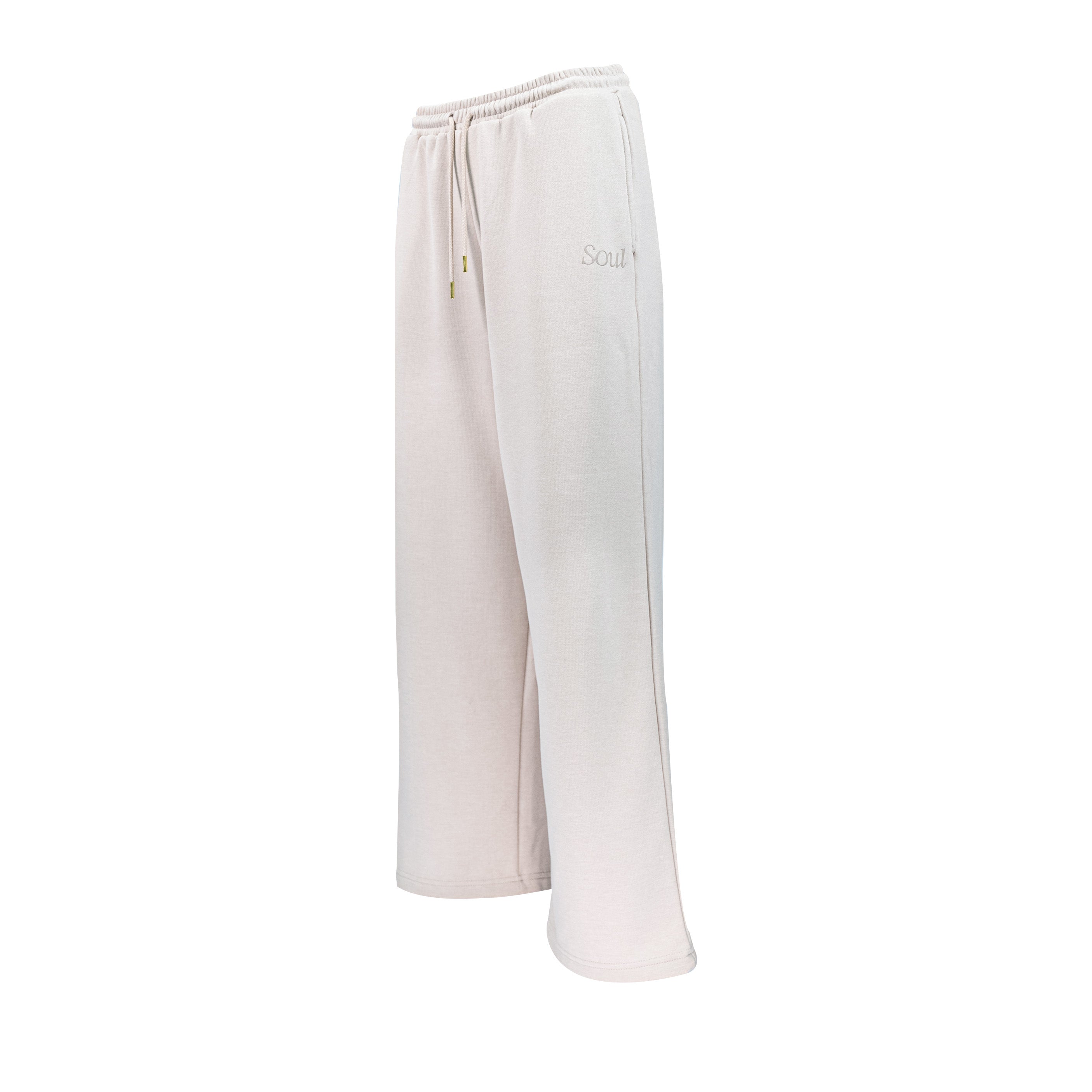 SOUL Premium Fleece Sweatpants Warm Cream (AW25) | Soul Gallery