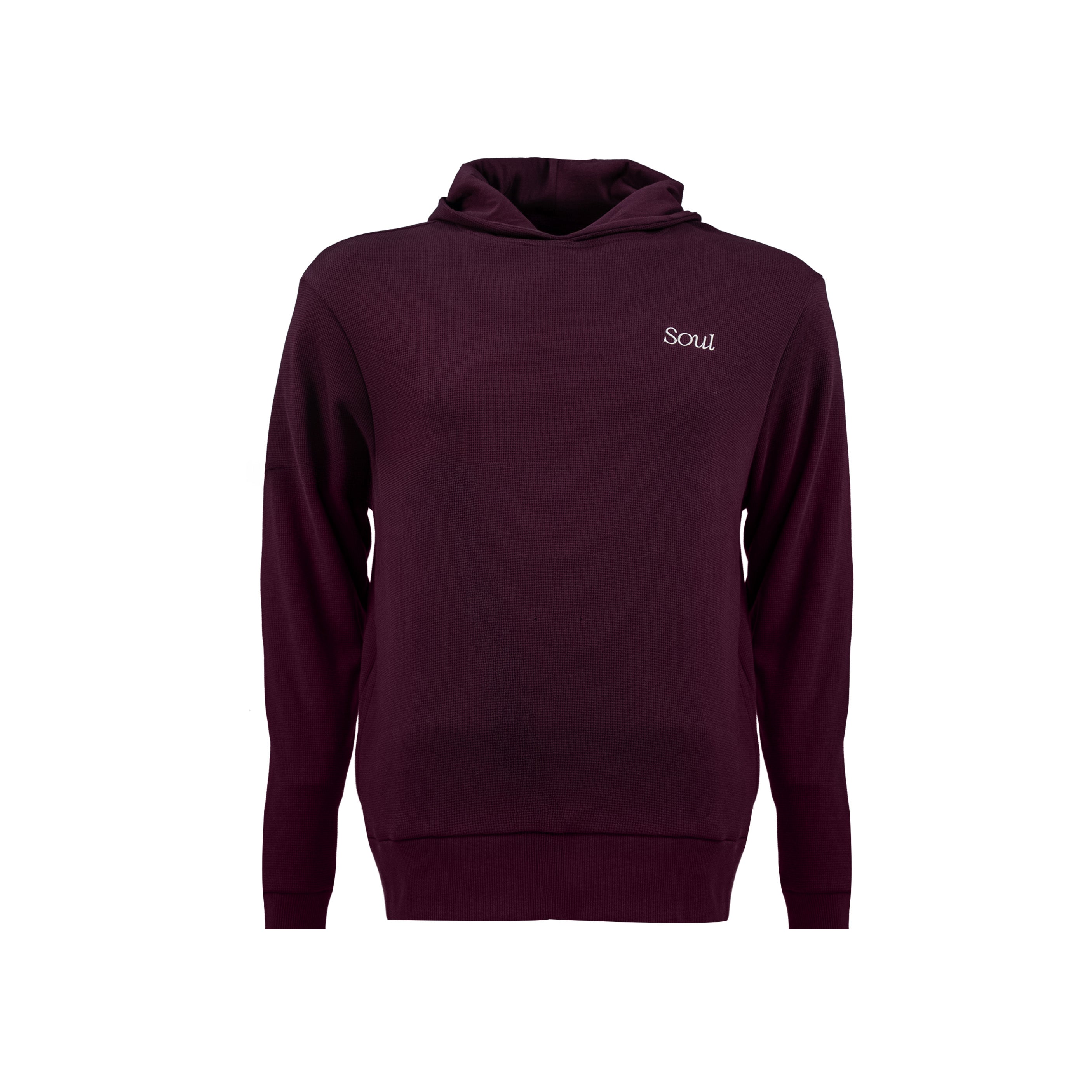 SOUL Premium Waffle Hoodie Fig (AW25) | Soul Gallery