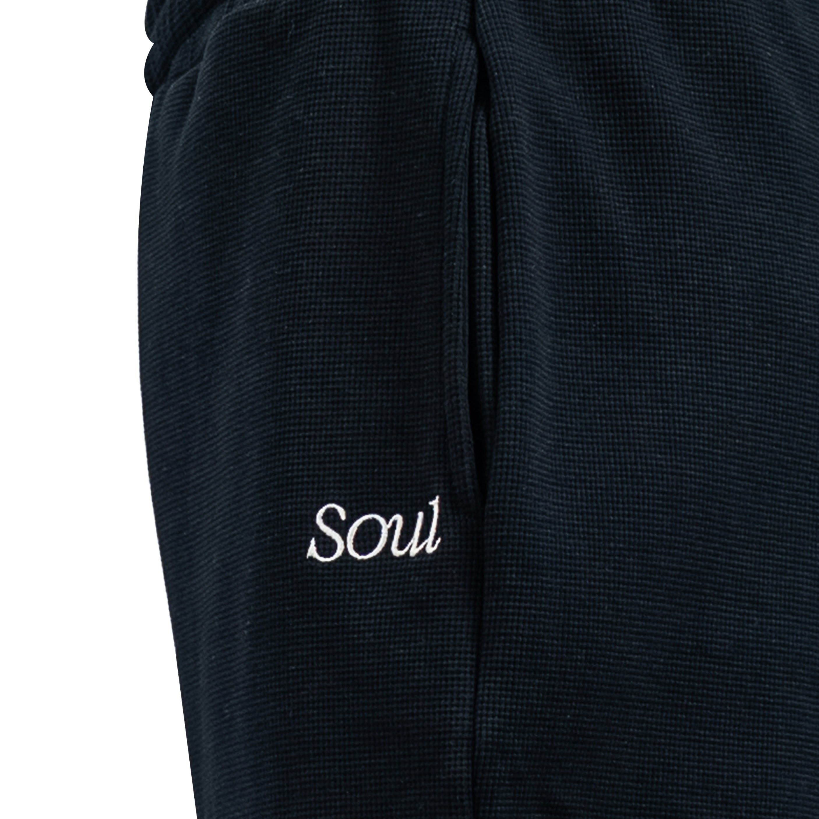 SOUL Premium Waffle Sweatpants Black (AW25) | Soul Gallery