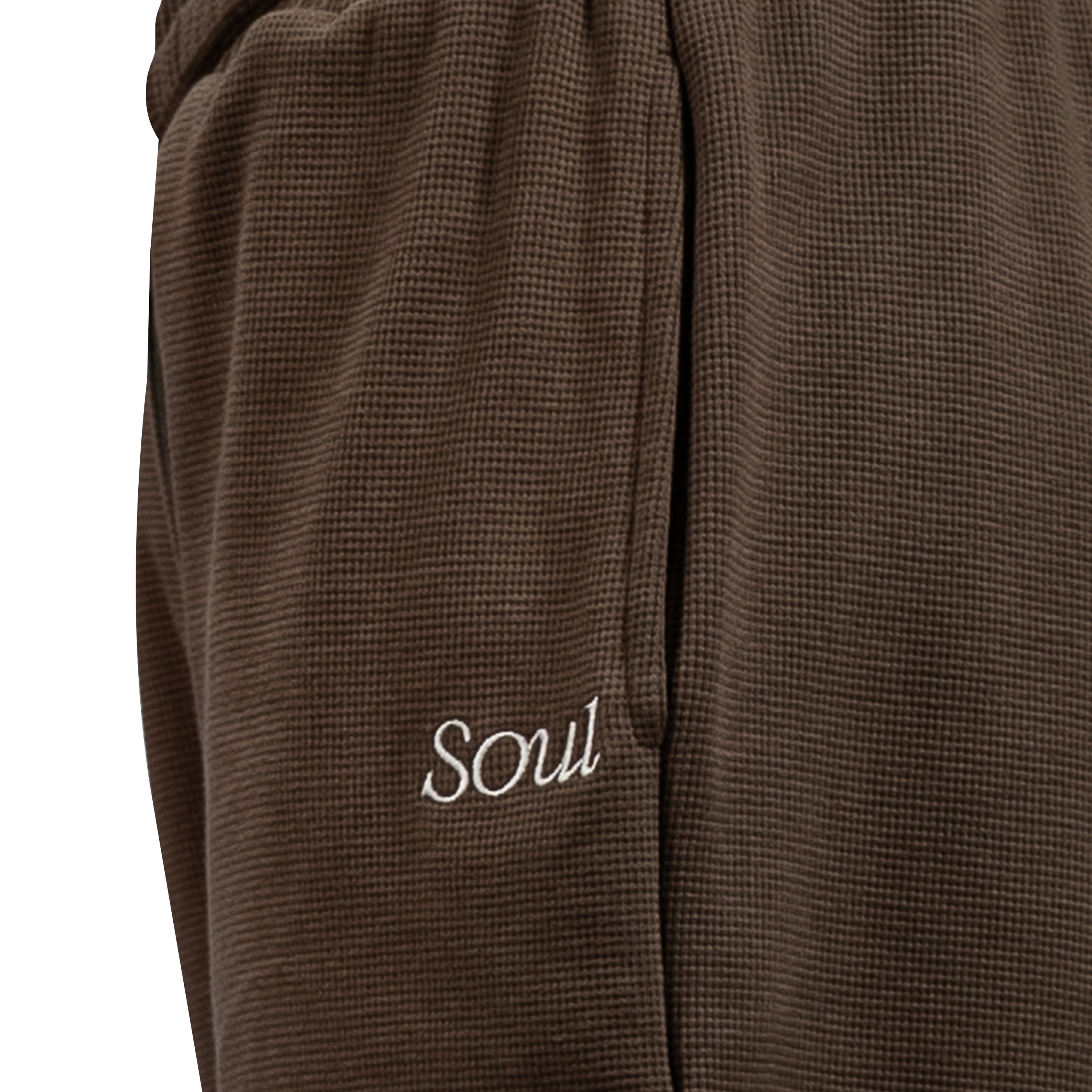 SOUL Premium Waffle Sweatpants Shitake (AW25) | Soul Gallery