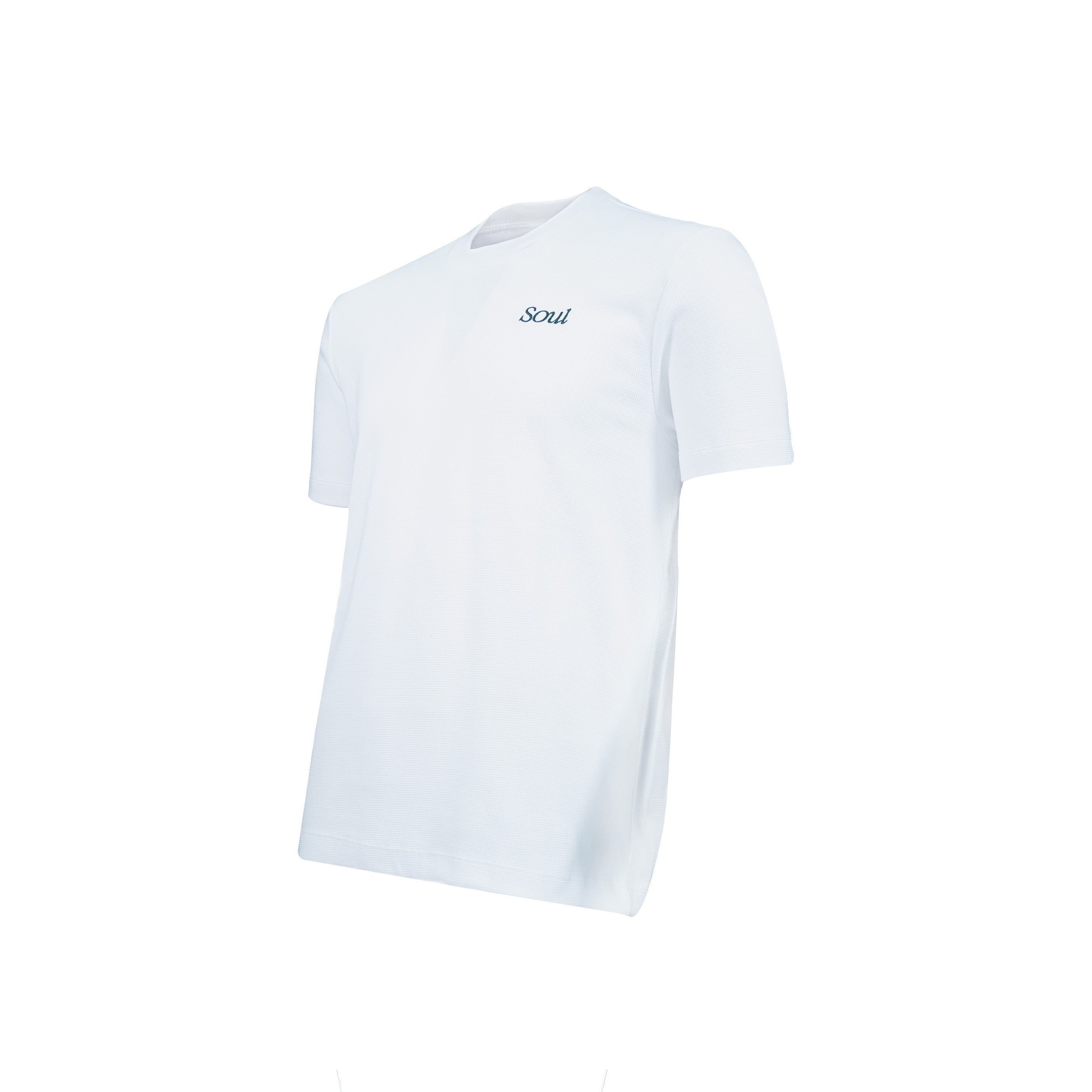 SOUL Premium Waffle T-Shirt White (SS25) | Soul Gallery