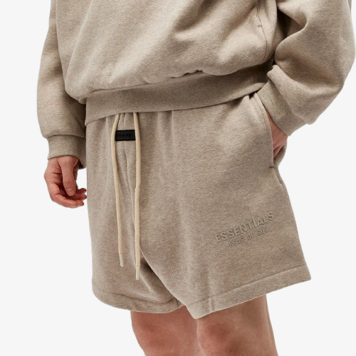 Fear of God Essentials Sweatshort Core Heather | Soul Gallery