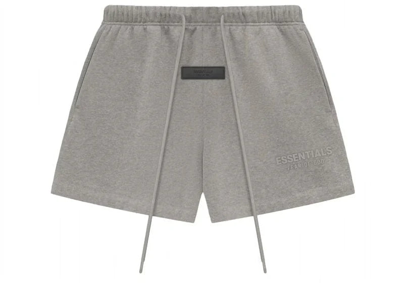 Fear of God Essentials Core Collection Sweatshort Heather Grey | Soul Gallery