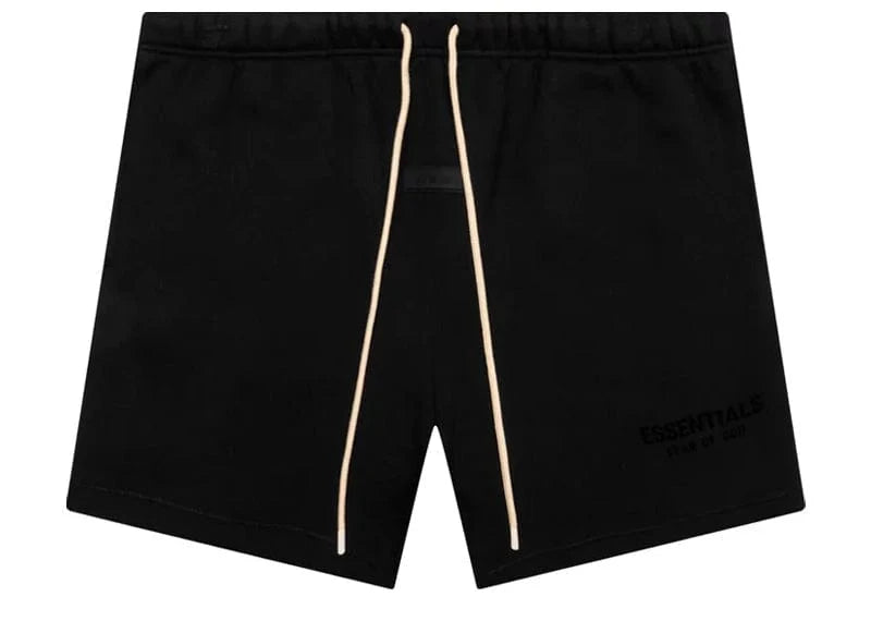 Fear of God Essentials Sweatshort Jet Black | Soul Gallery