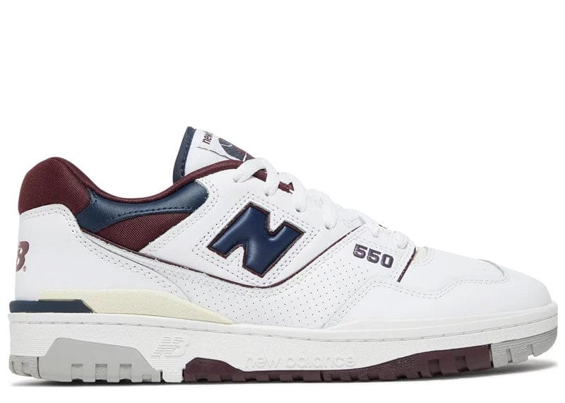 NEW BALANCE 550 White Natural Indigo Burgundy | Soul Gallery