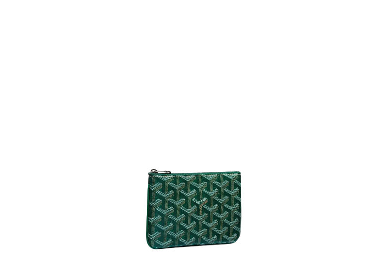 Goyard Senat Pouch Goyardine Mini Green