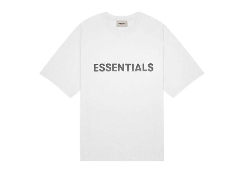 FEAR OF GOD Essentials Boxy T-Shirt Applique Logo White