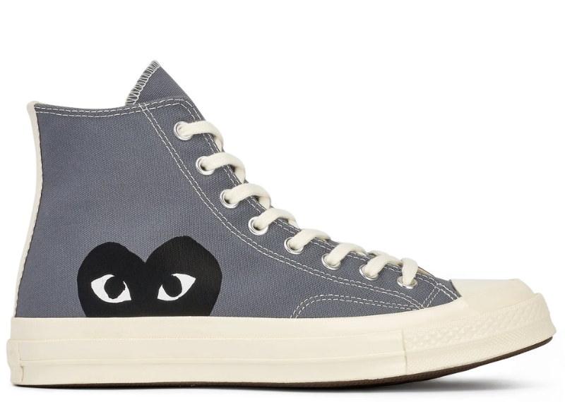 CONVERSE Chuck Taylor All Star 70 Hi Comme des Garcons PLAY Grey