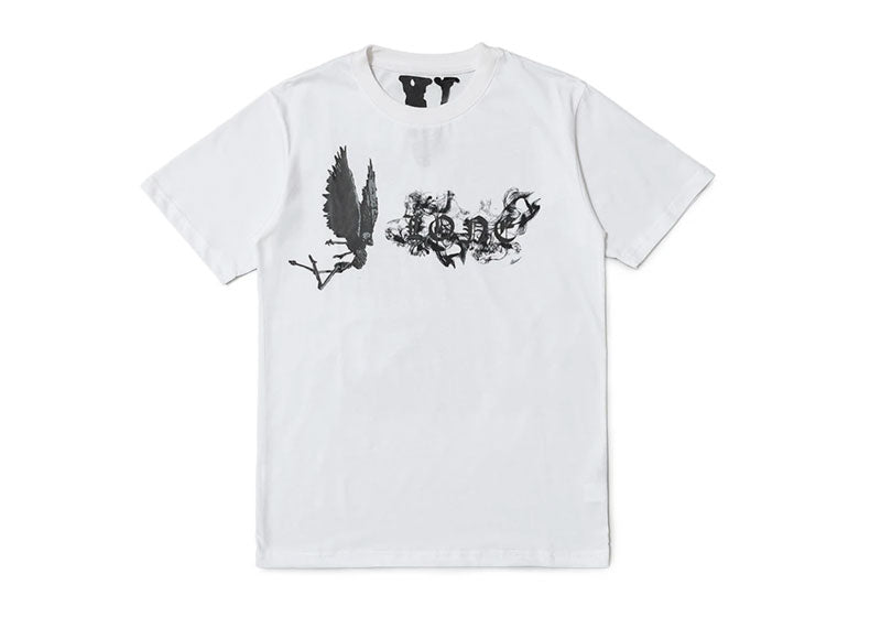 Vlone Smoke Demon Angel T-Shirt White