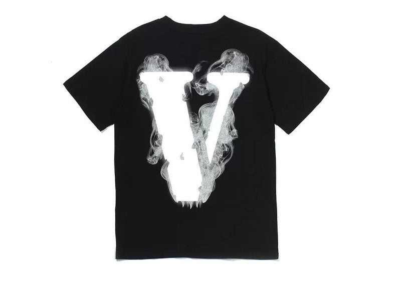 Vlone Smoke Demon Angel T-Shirt Black