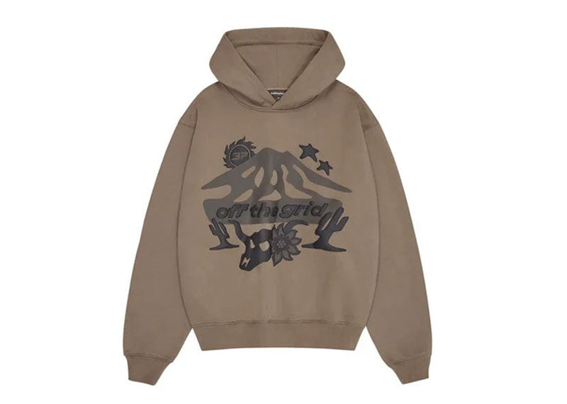 Broken Planet Market Hoodie Off The Grid Cinder Brown