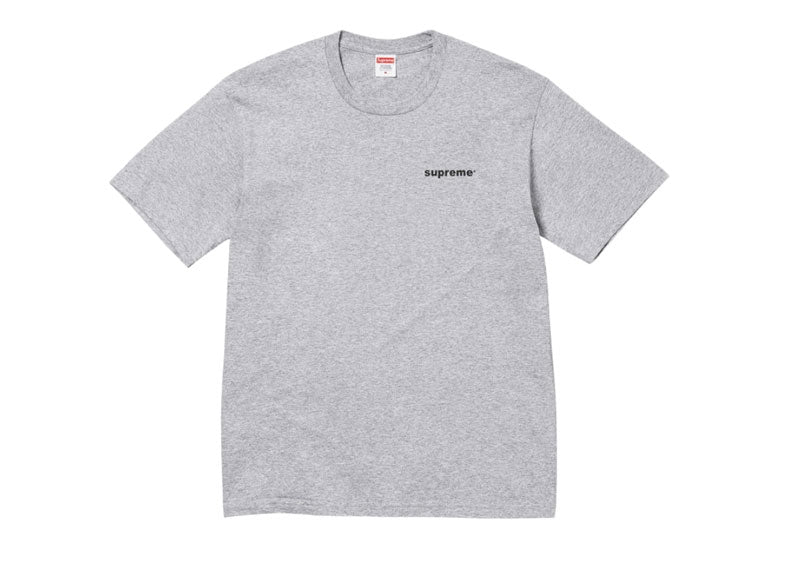 SUPREME Fuck Money T-Shirt Heather Grey