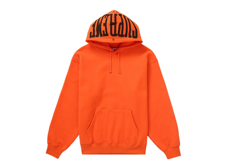 SUPREME Warm Up Hooded Sweatshirt (SS24) Bright Orange