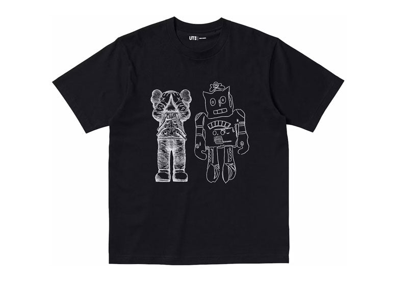KAWS x Uniqlo Warhol UT Graphic 476351 T-Shirt Black (Asia Sizing) | Soul Gallery