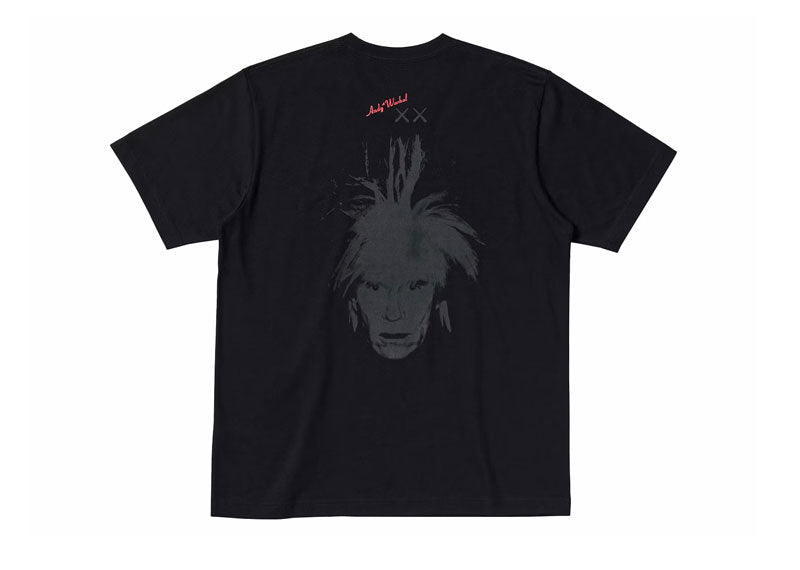 KAWS x Uniqlo Warhol UT Graphic 476352 T-Shirt Black (Asia Sizing) | Soul Gallery