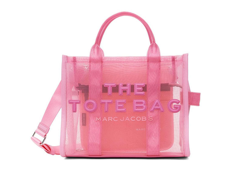 MARC JACOBS 'The Mesh Medium' Tote Candy Pink